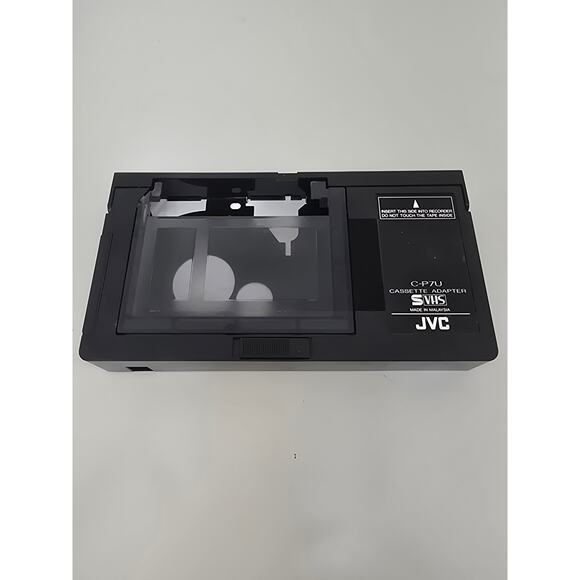 JVC C-P7U VHS Cassette Adapter for VHS-C Camcorder Tapes Black - Picture 1 of 2